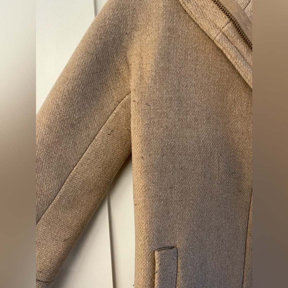 J. Crew Tan Pea Coat - Picture 4 of 5